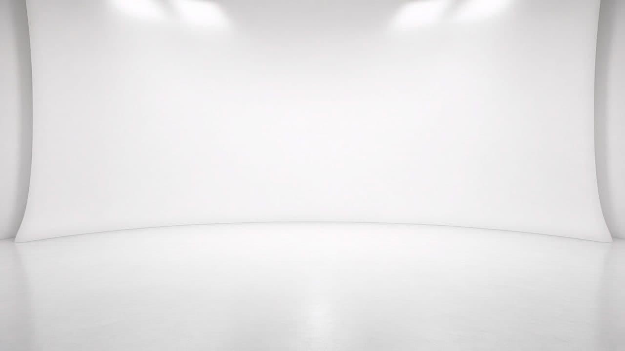 Sfondo Studio bianco: Ciclorama chiaro